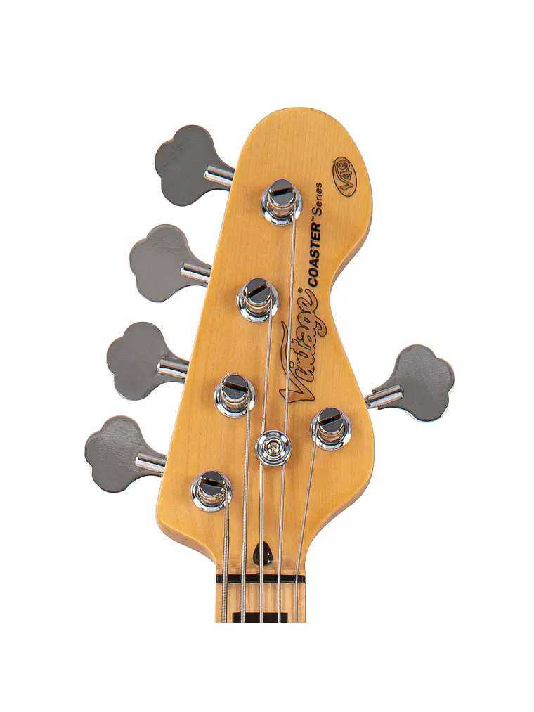 Vintage V495 Coaster Series Bajo de 5 Cuerdas ~ Boulevard Black 5