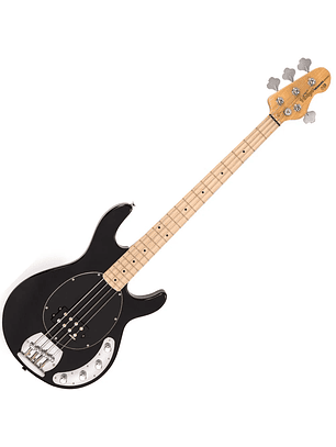 Vintage V96 Reeditado bajo activo de 4 cuerdas ~ Negro