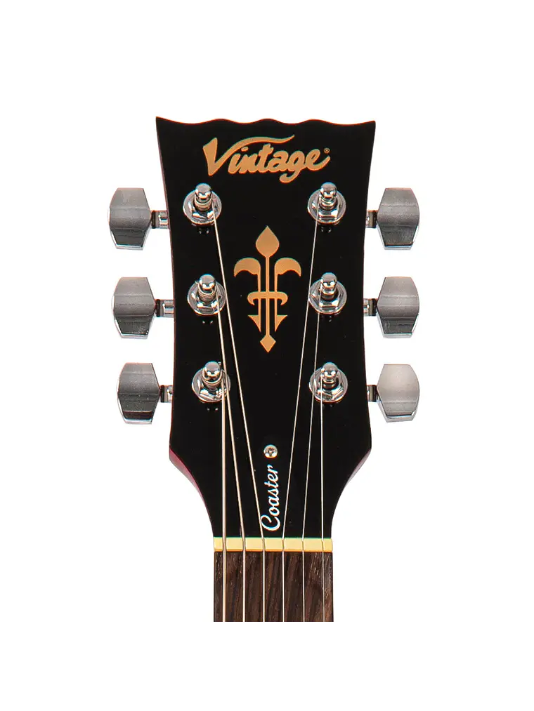 Guitarra eléctrica Vintage V10 Coaster Series ~ Cherry Sunburst 6
