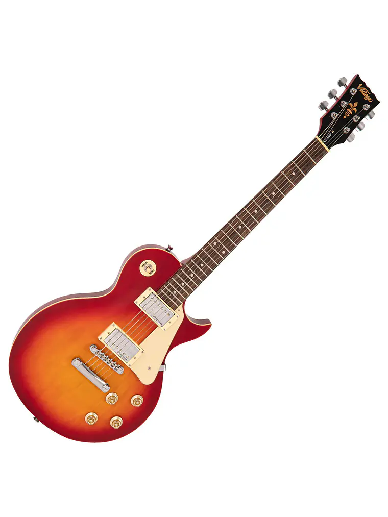 Guitarra eléctrica Vintage V10 Coaster Series ~ Cherry Sunburst 1