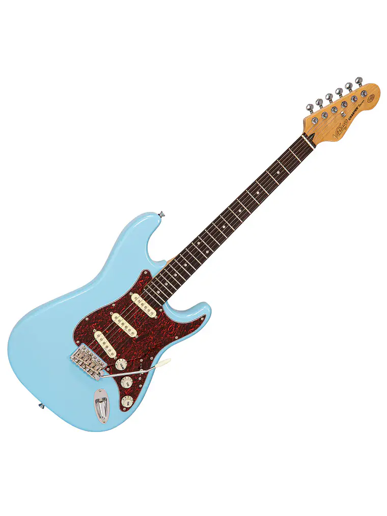 Guitarra eléctrica Vintage V60 Coaster Series ~ Laguna Blue 1