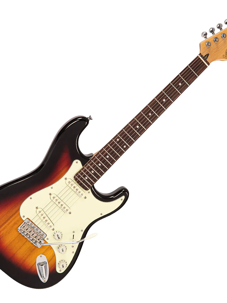 Guitarra eléctrica Vintage V60 Coaster Series ~ 3 Tone Sunburst 1