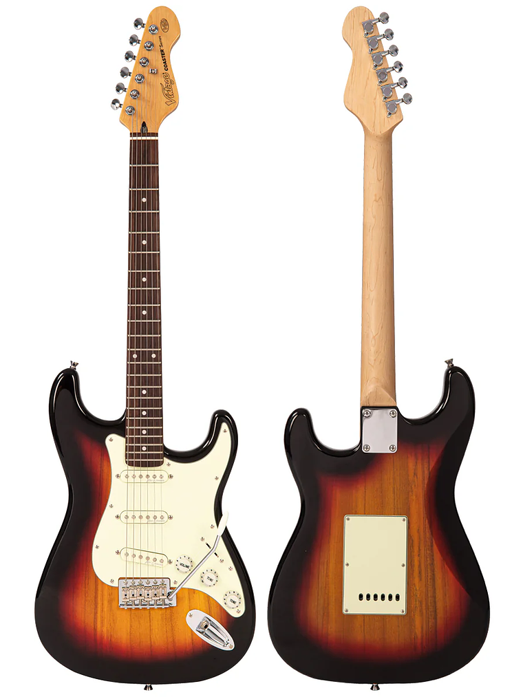 Guitarra eléctrica Vintage V60 Coaster Series ~ 3 Tone Sunburst 3