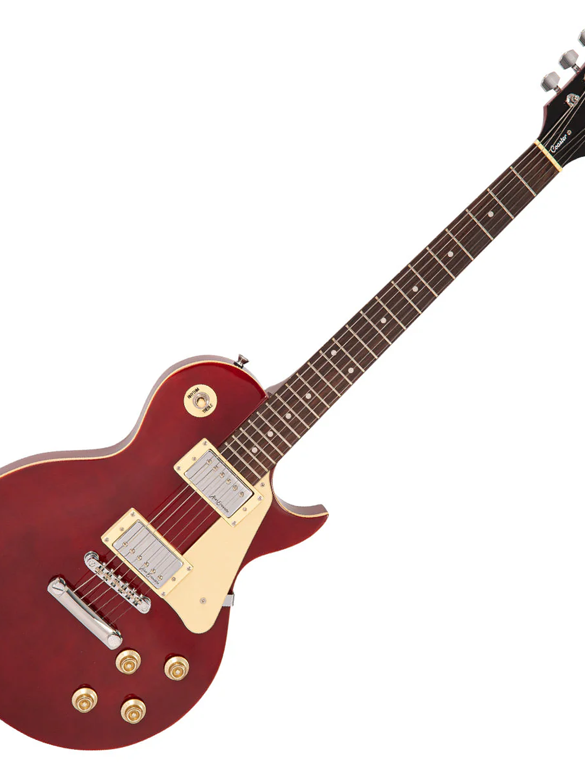 Guitarra eléctrica Vintage V10 Coaster Series ~ Vino Rojo 1