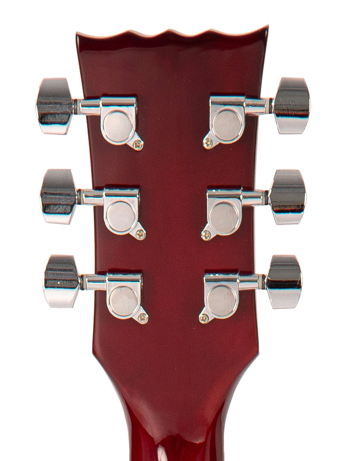 Guitarra eléctrica Vintage V10 Coaster Series ~ Vino Rojo 7