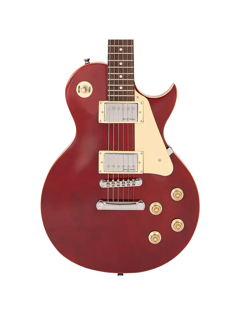 Guitarra eléctrica Vintage V10 Coaster Series ~ Vino Rojo 4