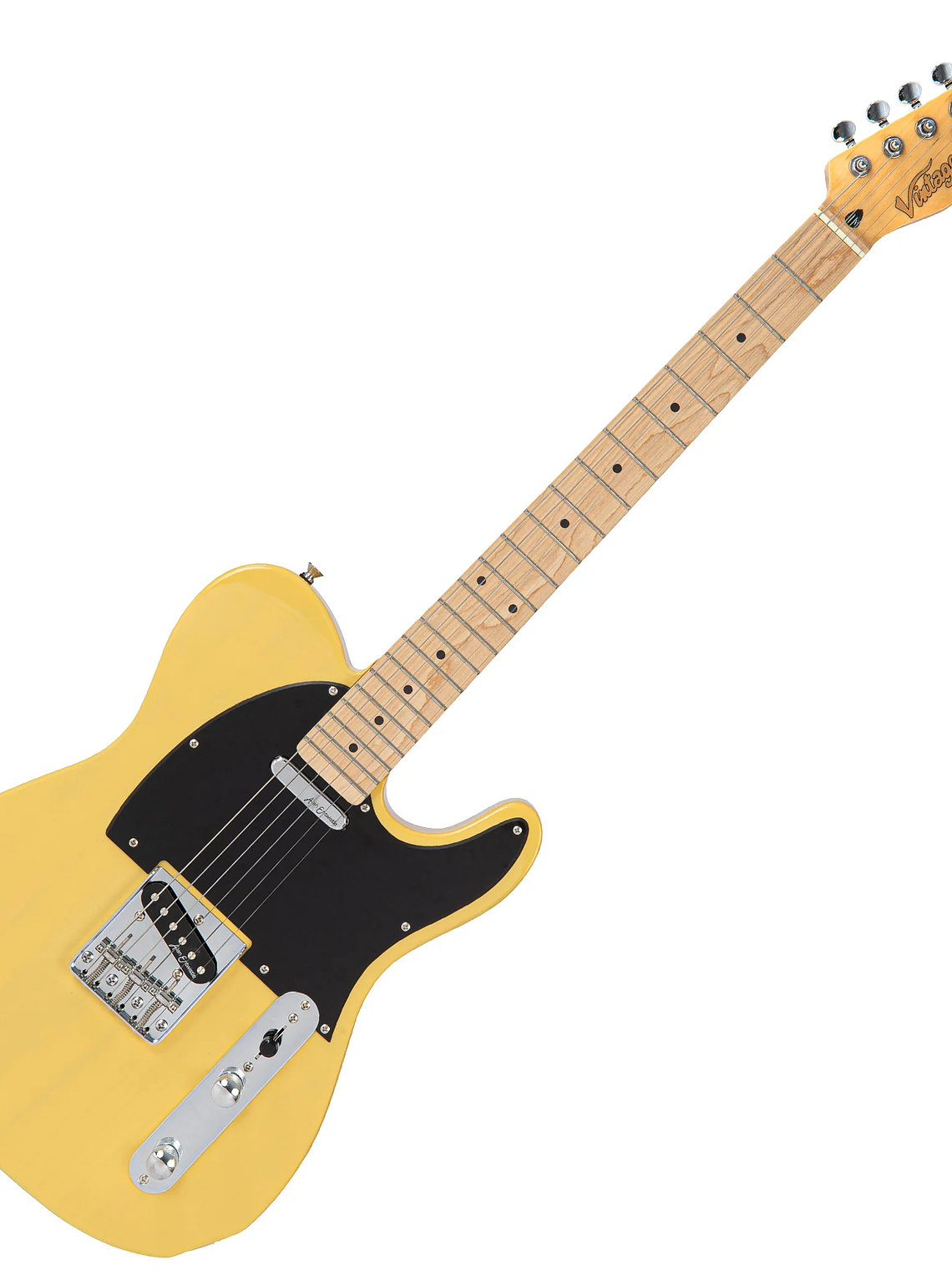 Vintage V20 Maple Coaster Series Guitarra Eléctrica ~ Butterscotch 1