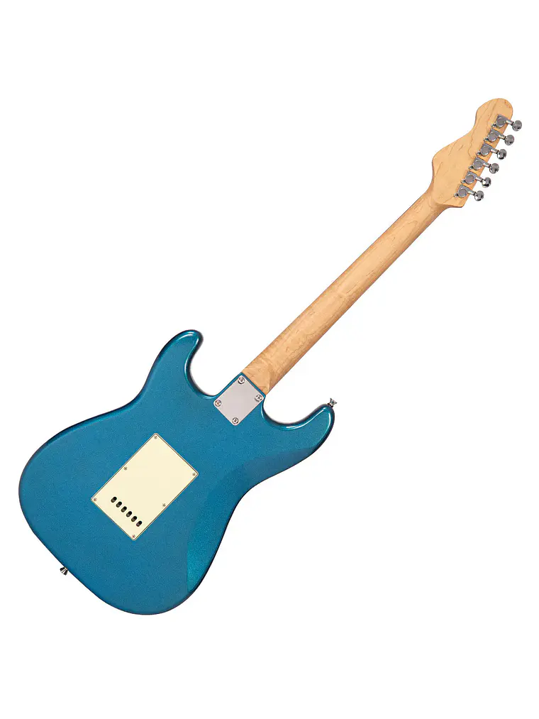 Guitarra eléctrica de la serie Vintage V60 Coaster ~ Candy Apple Blue 2