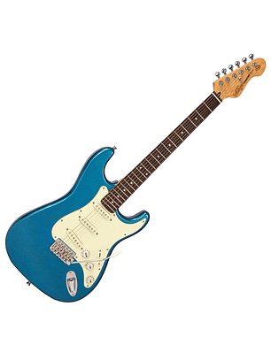 Guitarra eléctrica de la serie Vintage V60 Coaster ~ Candy Apple Blue