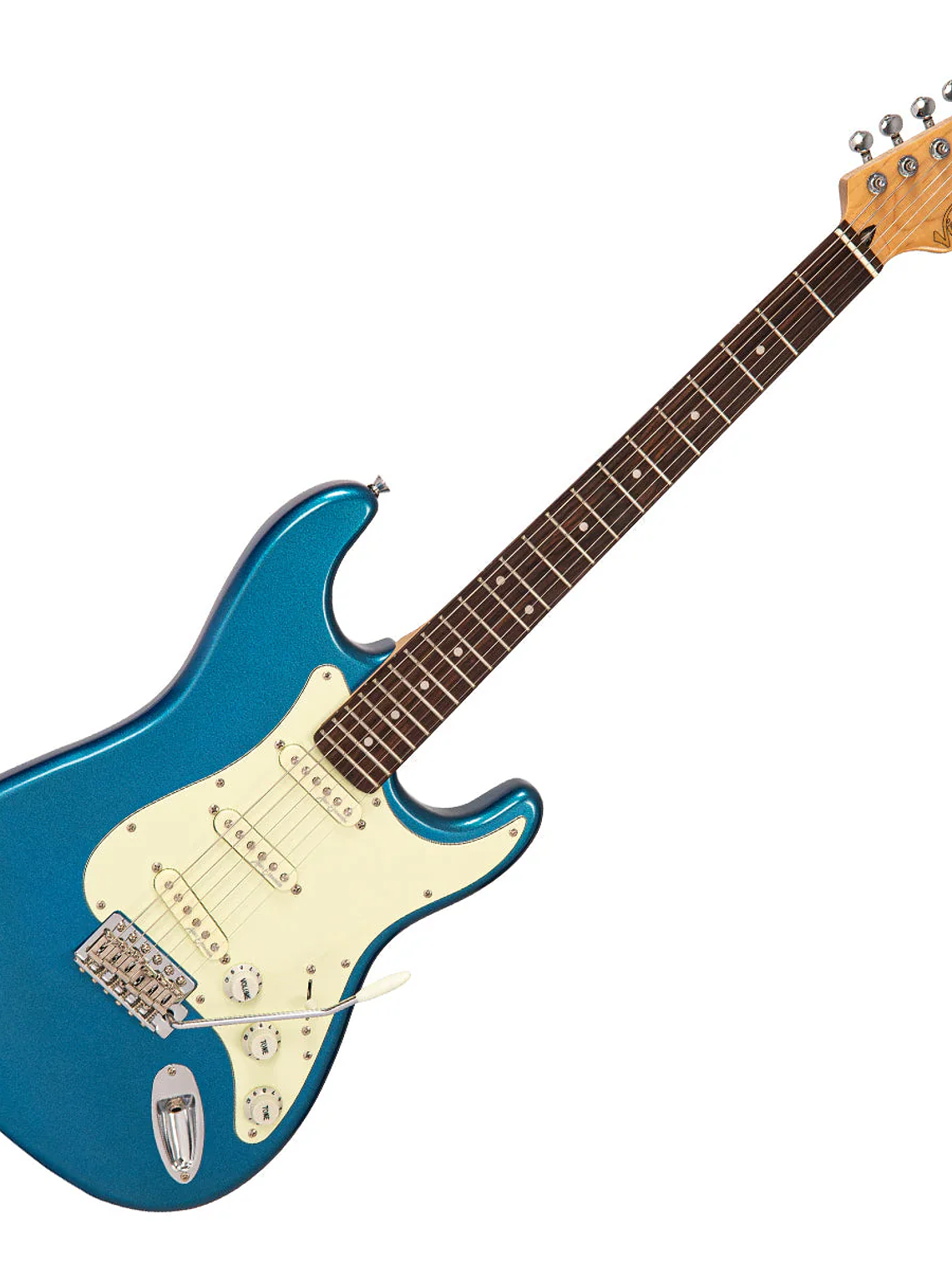 Guitarra eléctrica de la serie Vintage V60 Coaster ~ Candy Apple Blue 1