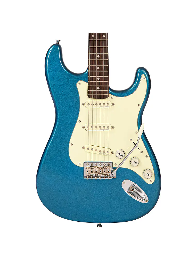 Guitarra eléctrica de la serie Vintage V60 Coaster ~ Candy Apple Blue 3