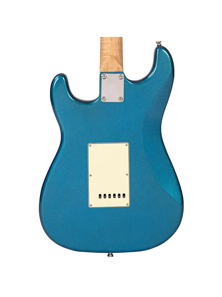 Guitarra eléctrica de la serie Vintage V60 Coaster ~ Candy Apple Blue 4