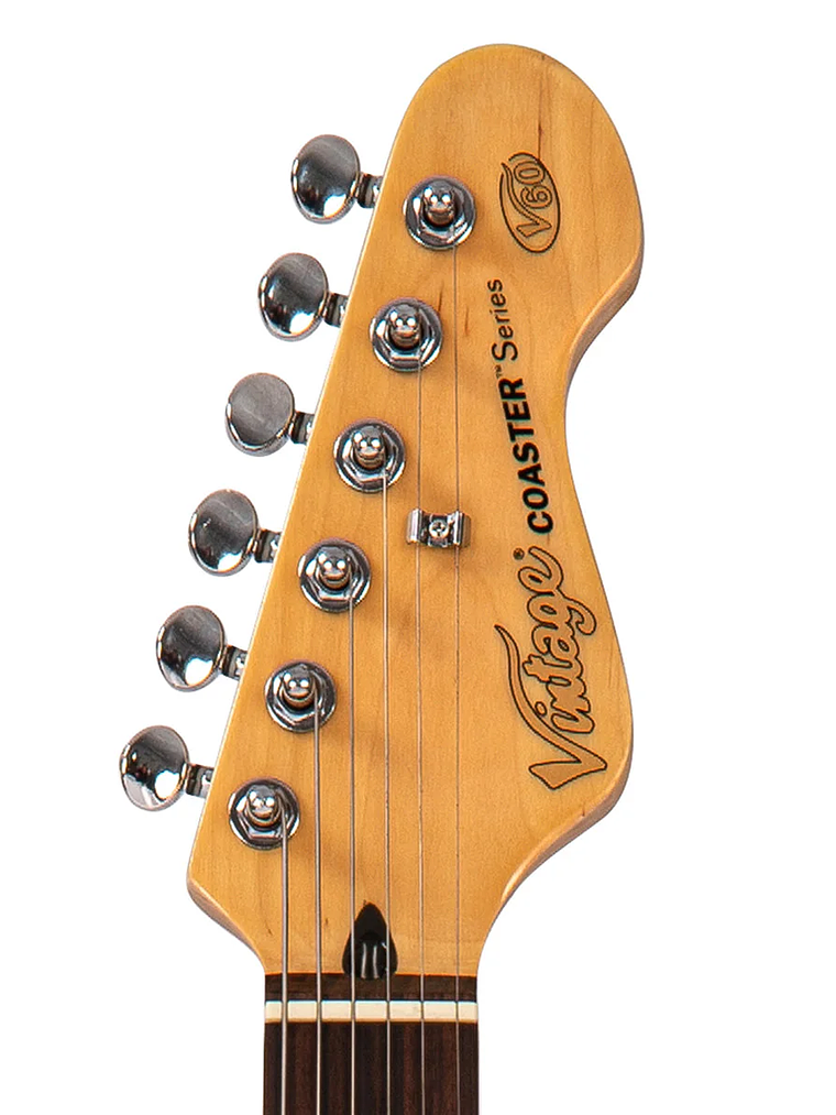 Vintage V60 Coaster Series Guitarra Eléctrica ~ Vintage White 5