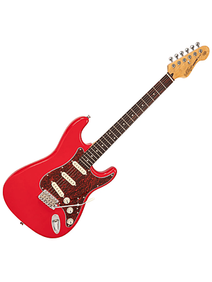 Guitarra eléctrica Vintage V60 Coaster Series ~ Rojo brillante