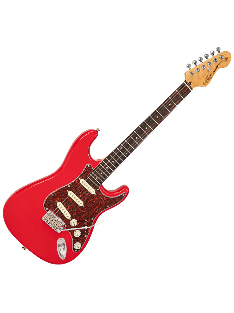 Guitarra eléctrica Vintage V60 Coaster Series ~ Rojo brillante 1