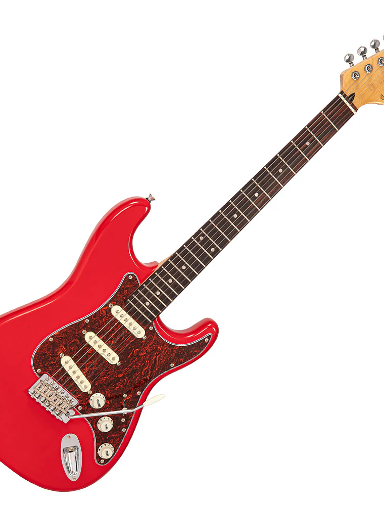 Guitarra eléctrica Vintage V60 Coaster Series ~ Rojo brillante 1