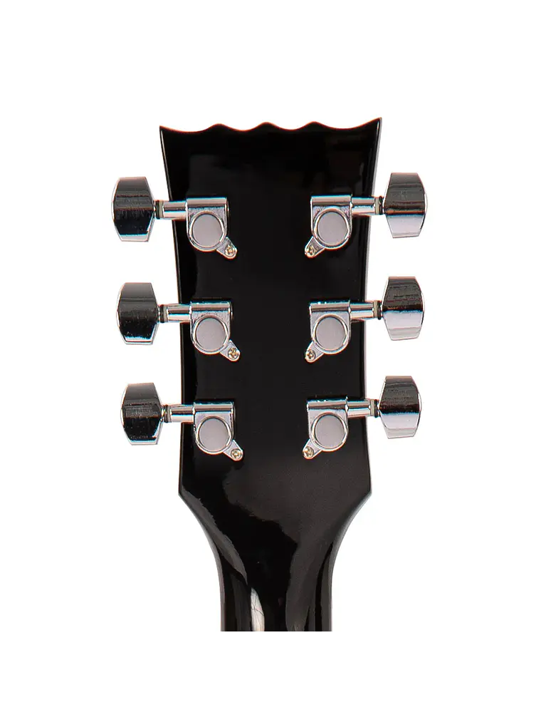 Vintage V69 Coaster Series Guitarra Eléctrica ~ Boulevard Black 7