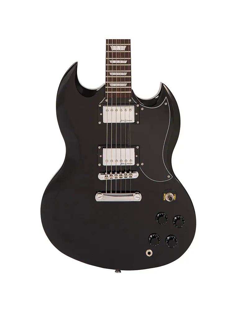 Vintage V69 Coaster Series Guitarra Eléctrica ~ Boulevard Black 4