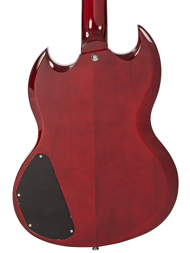 Guitarra eléctrica Vintage V69 Coaster Series ~ Cherry Red 5
