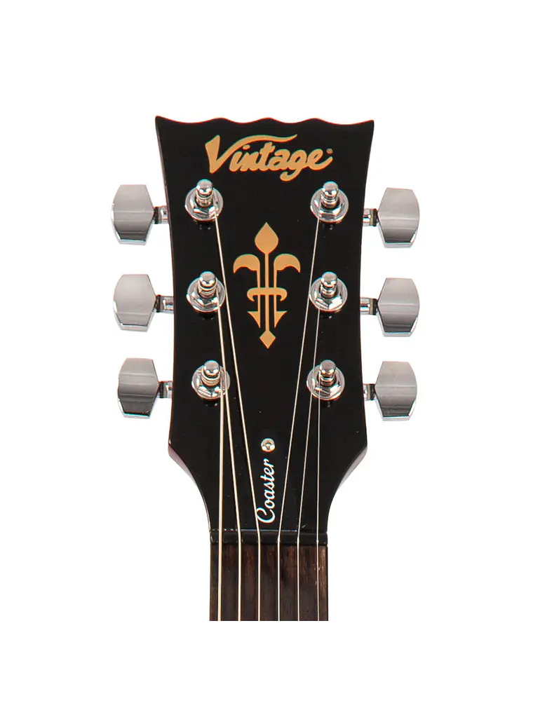 Guitarra eléctrica Vintage V69 Coaster Series ~ Cherry Red 6