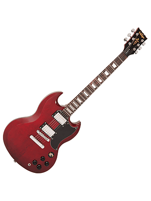 Guitarra eléctrica Vintage V69 Coaster Series ~ Cherry Red