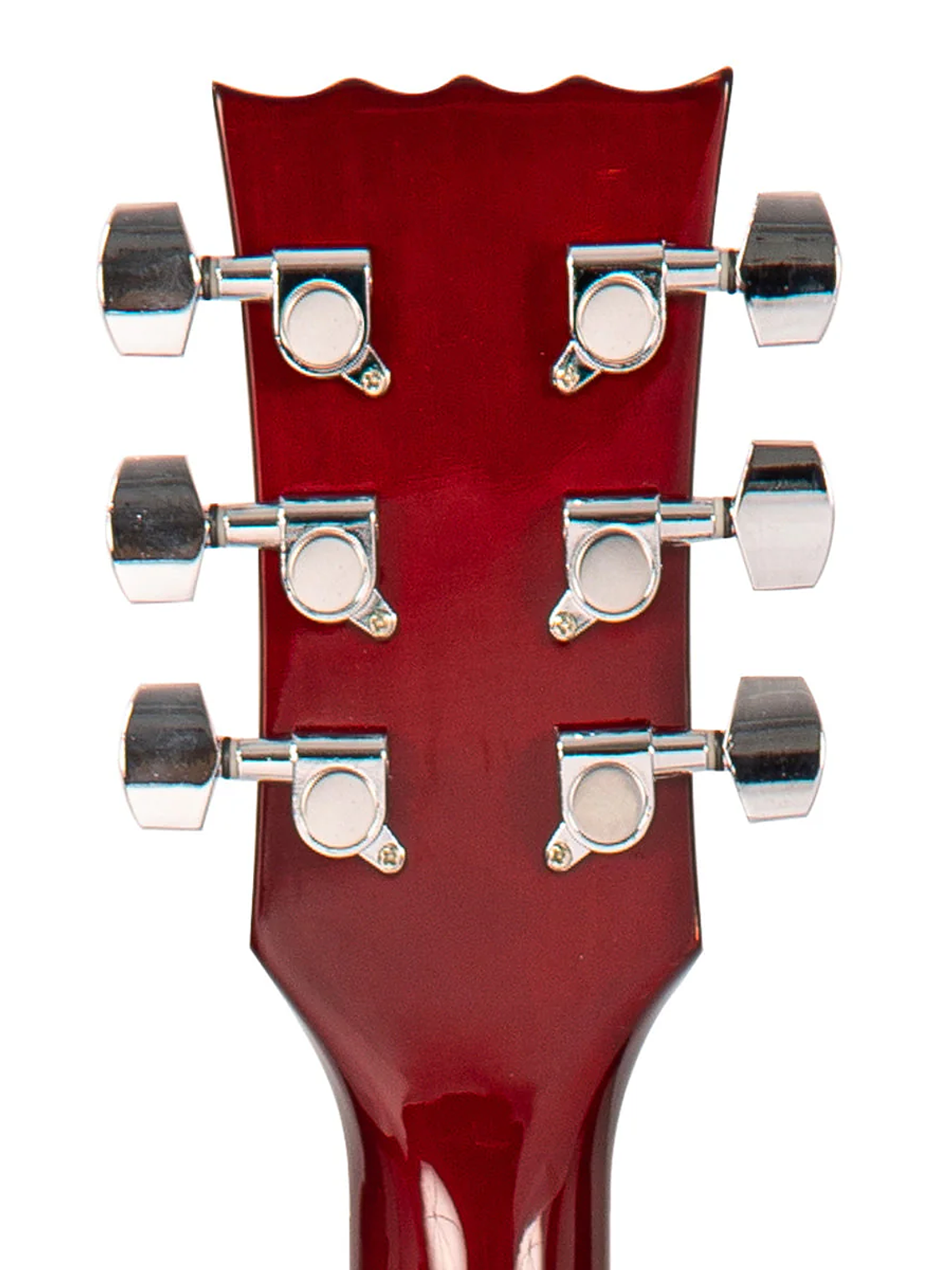 Guitarra eléctrica Vintage V69 Coaster Series ~ Cherry Red 7