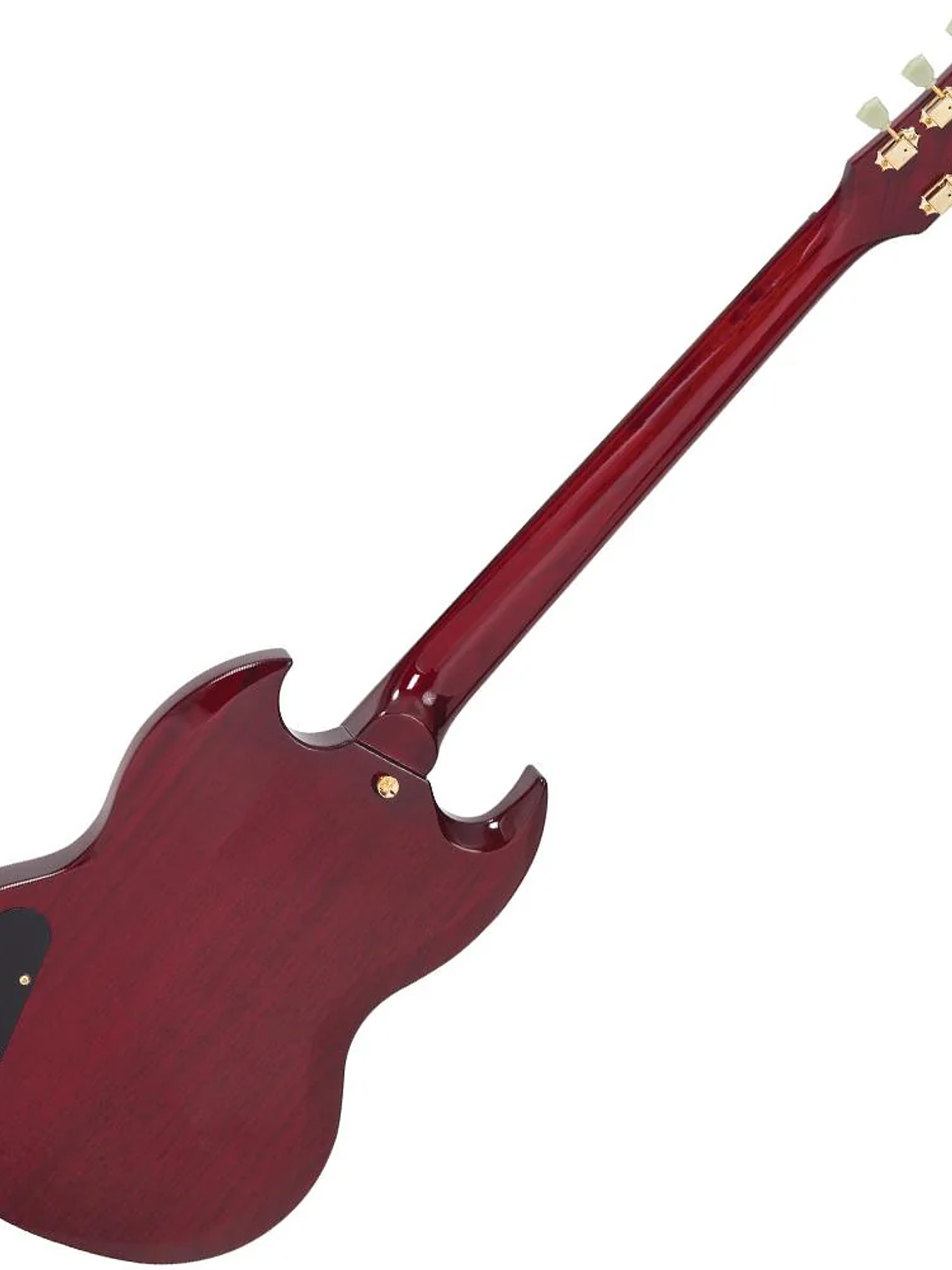 Guitarra eléctrica vintage VS6 reeditada ~ Hardware Cherry Red/Gold 2