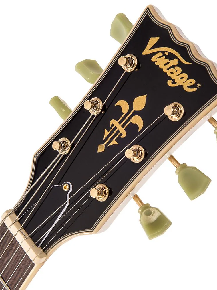 Guitarra eléctrica vintage V100 reeditada ~ Arctic White 9