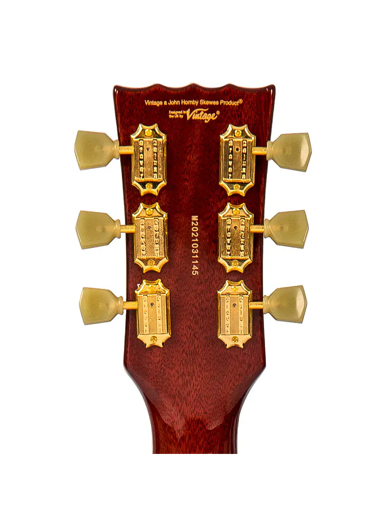 Guitarra eléctrica  vintage V100M Mini Double Coil ~ Gun Hill Blue 6