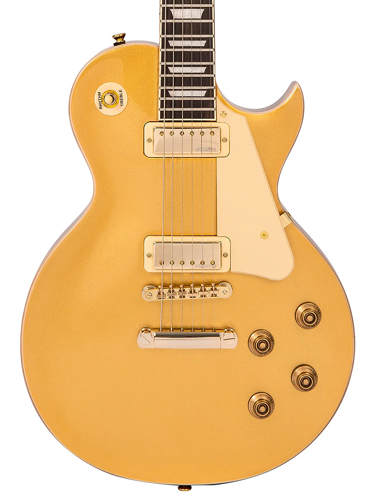 Guitarra eléctrica reeditada V100M Mini Double Coil ~ Tapa dorada 3