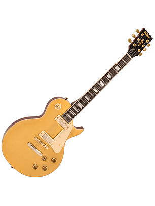 Guitarra eléctrica reeditada V100M Mini Double Coil ~ Tapa dorada