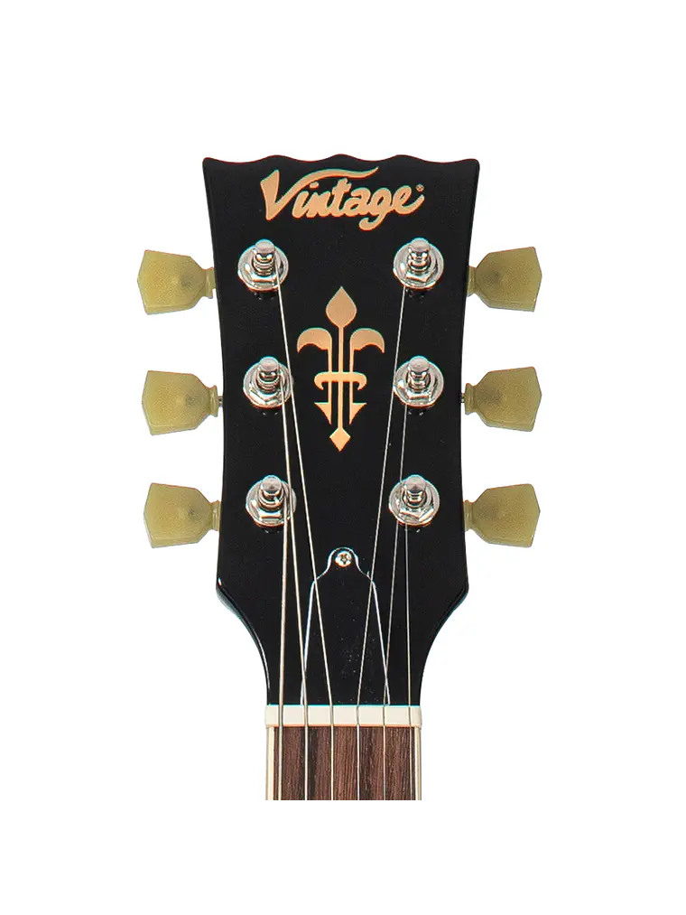 Guitarra eléctrica vintage V100P  ~ Boulevard Black 6