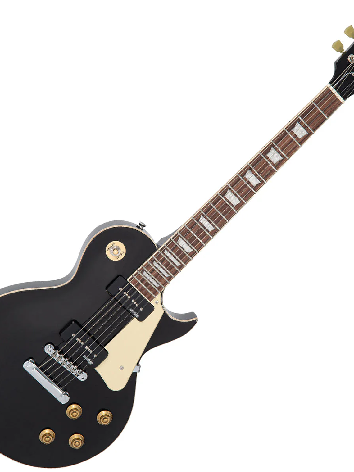 Guitarra eléctrica vintage V100P reeditada ~ Boulevard Black 1