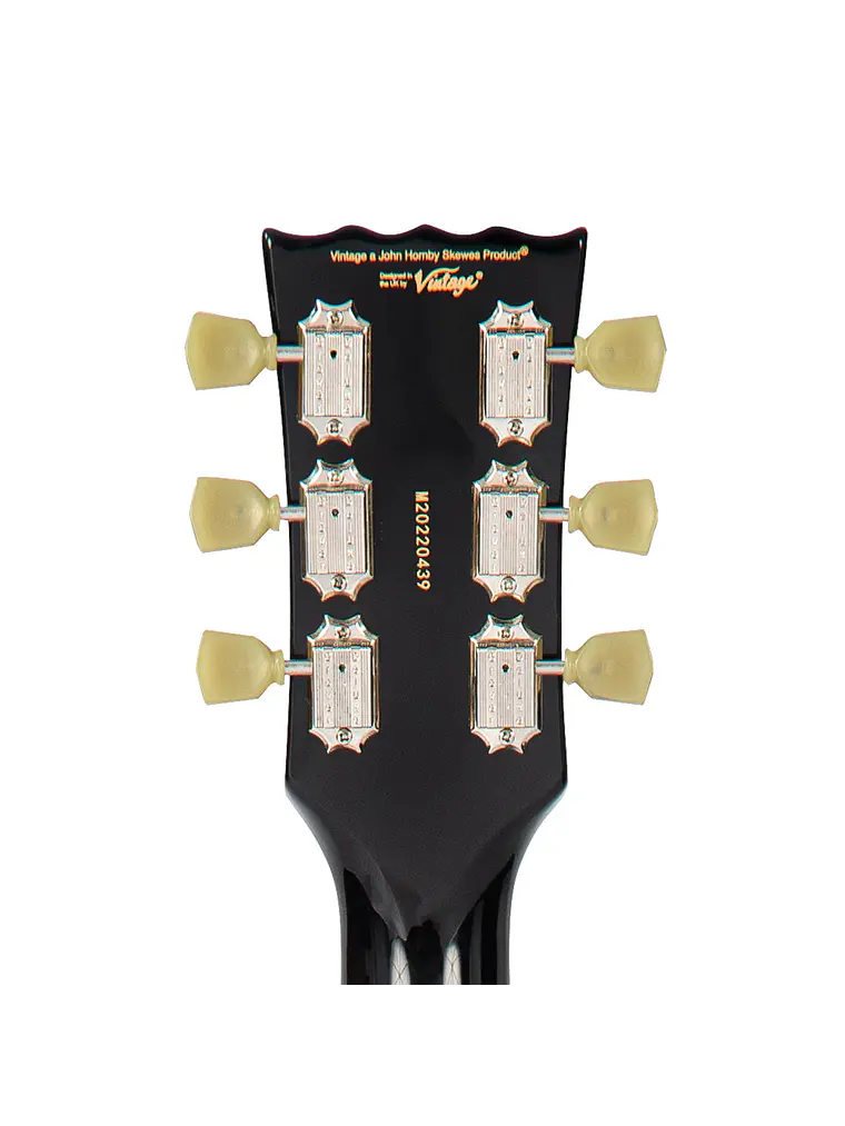 Guitarra eléctrica vintage V100P  ~ Boulevard Black 7