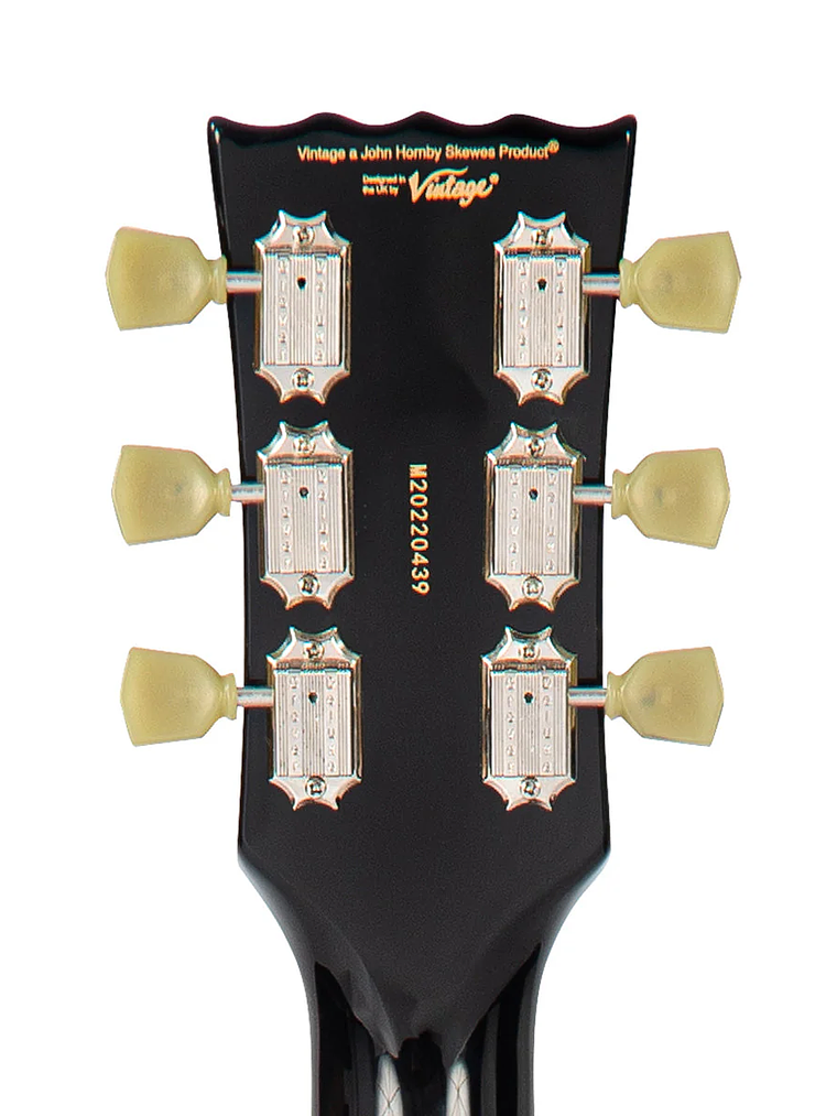 Guitarra eléctrica vintage V100P reeditada ~ Boulevard Black 7