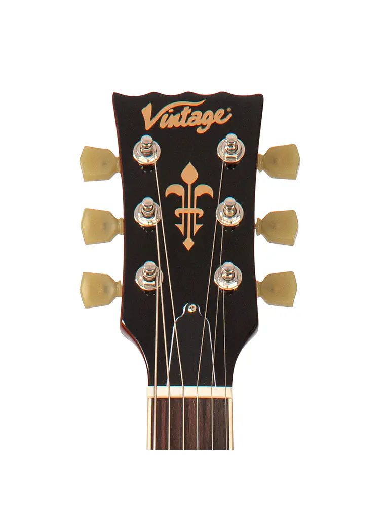 Guitarra eléctrica vintage V100P  ~ Caoba natural 6