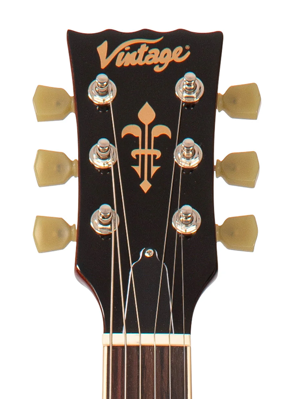 Guitarra eléctrica vintage V100P reeditada ~ Caoba natural 6