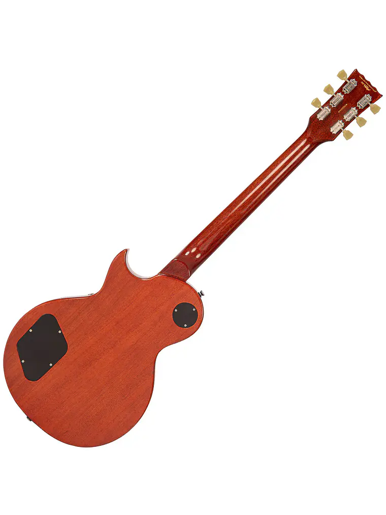 Guitarra eléctrica vintage V100P  ~ Caoba natural 2
