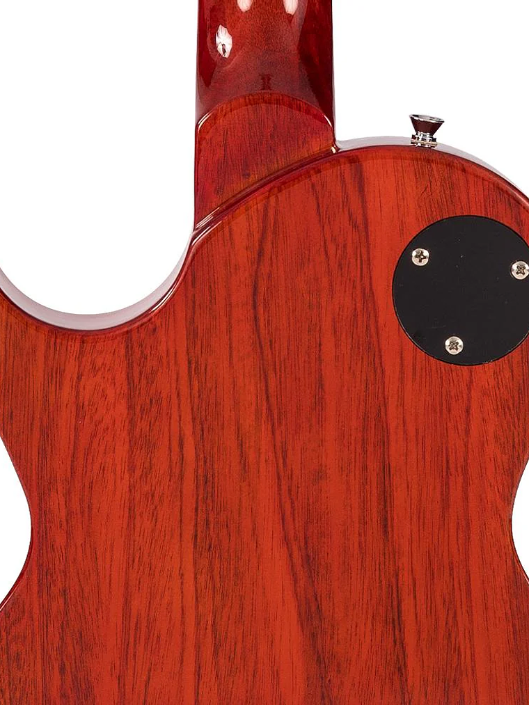 Guitarra eléctrica vintage V100T reeditada ~ Flamed thru Honeyburst 4