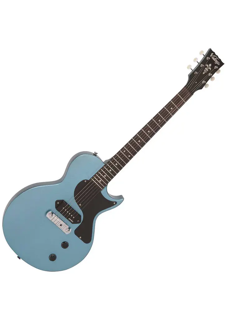 Guitarra eléctrica vintage V120 reeditada ~ Gun Hill Blue 1