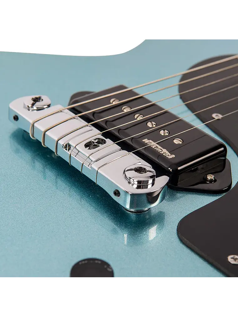 Guitarra eléctrica vintage V120 reeditada ~ Gun Hill Blue 6