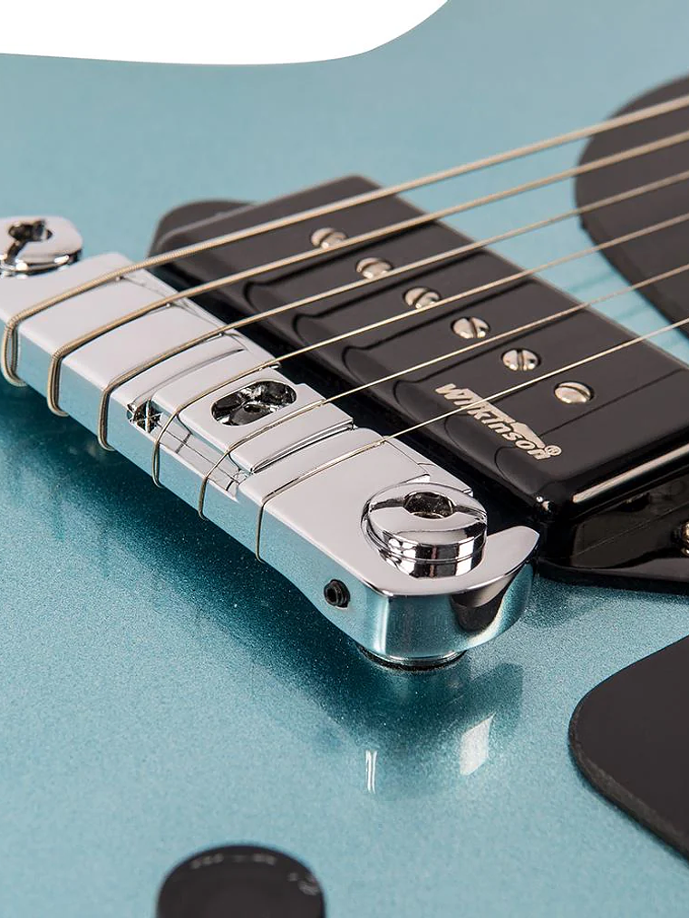 Guitarra eléctrica vintage V120 reeditada ~ Gun Hill Blue 6