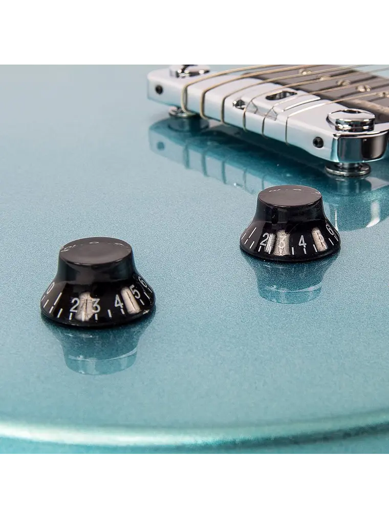 Guitarra eléctrica vintage V120 reeditada ~ Gun Hill Blue 5