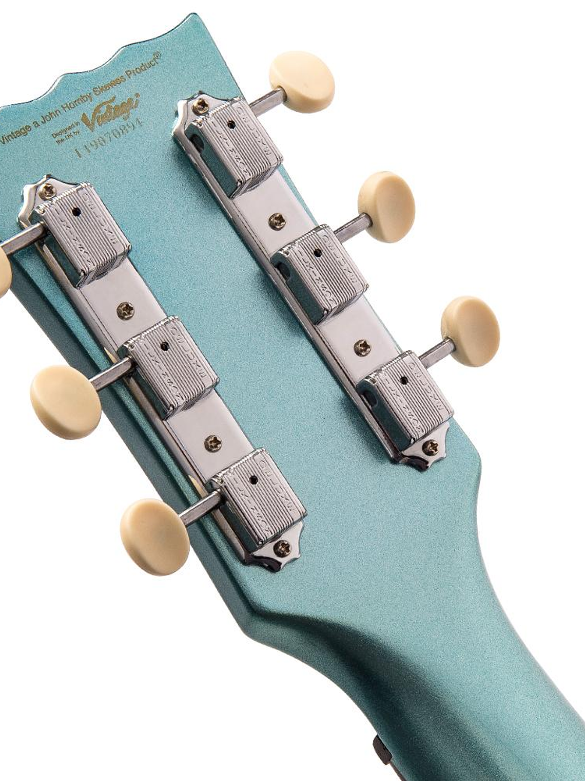 Guitarra eléctrica vintage V120 reeditada ~ Gun Hill Blue 10