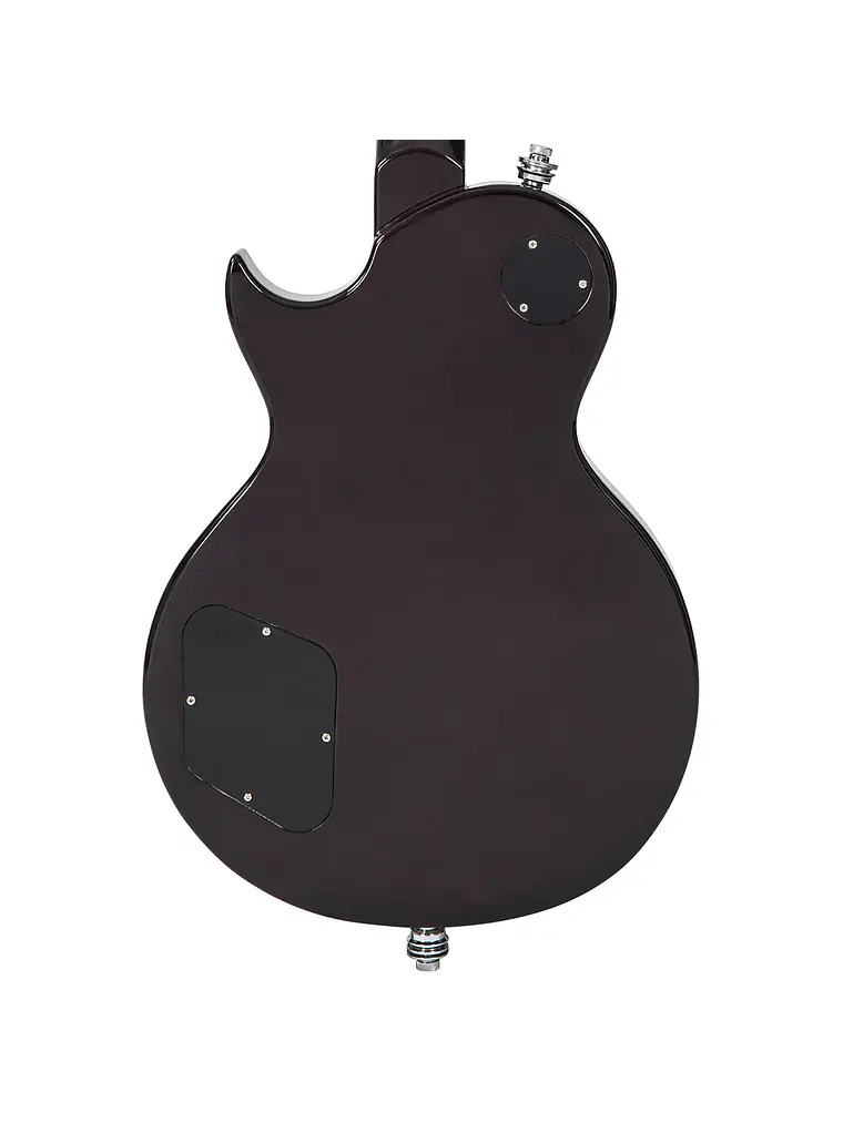 Guitarra eléctrica vintage V100  con Bigsby ~ Flamed Purpleburst 4