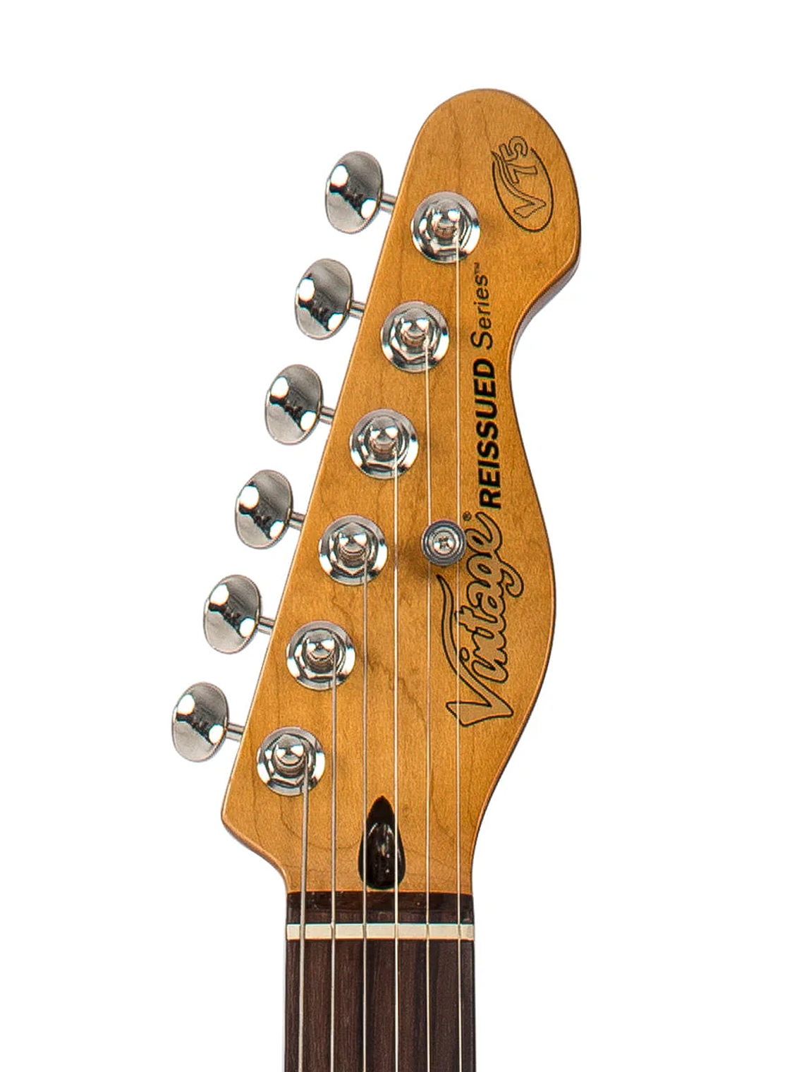 Guitarra eléctrica vintage V75 reeditada ~ Silverburst 6