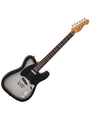 Guitarra eléctrica vintage V75 reeditada ~ Silverburst