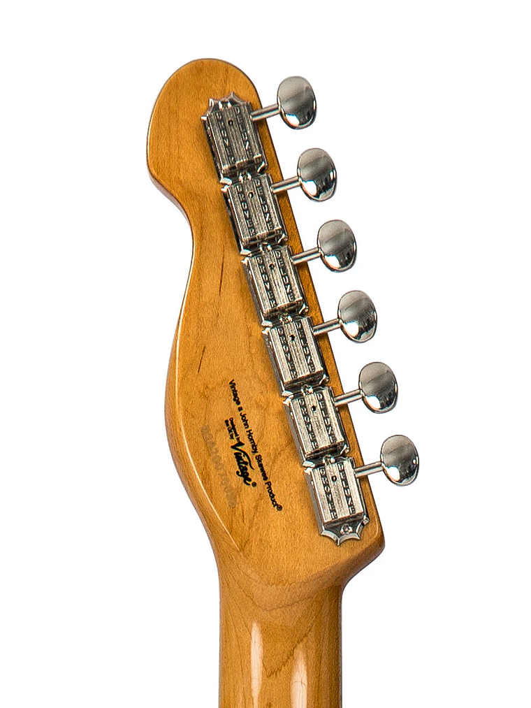 Guitarra eléctrica vintage V75 reeditada ~ Silverburst 7