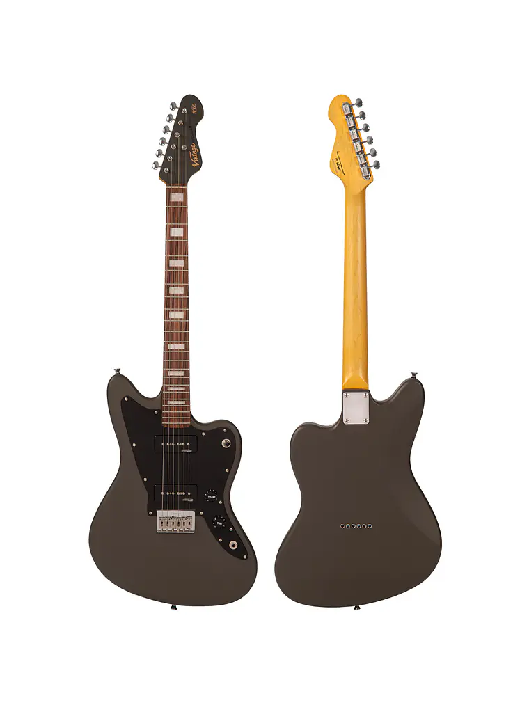 Guitarra eléctrica Hard Tail vintage V65H ~ Gris satinado 3
