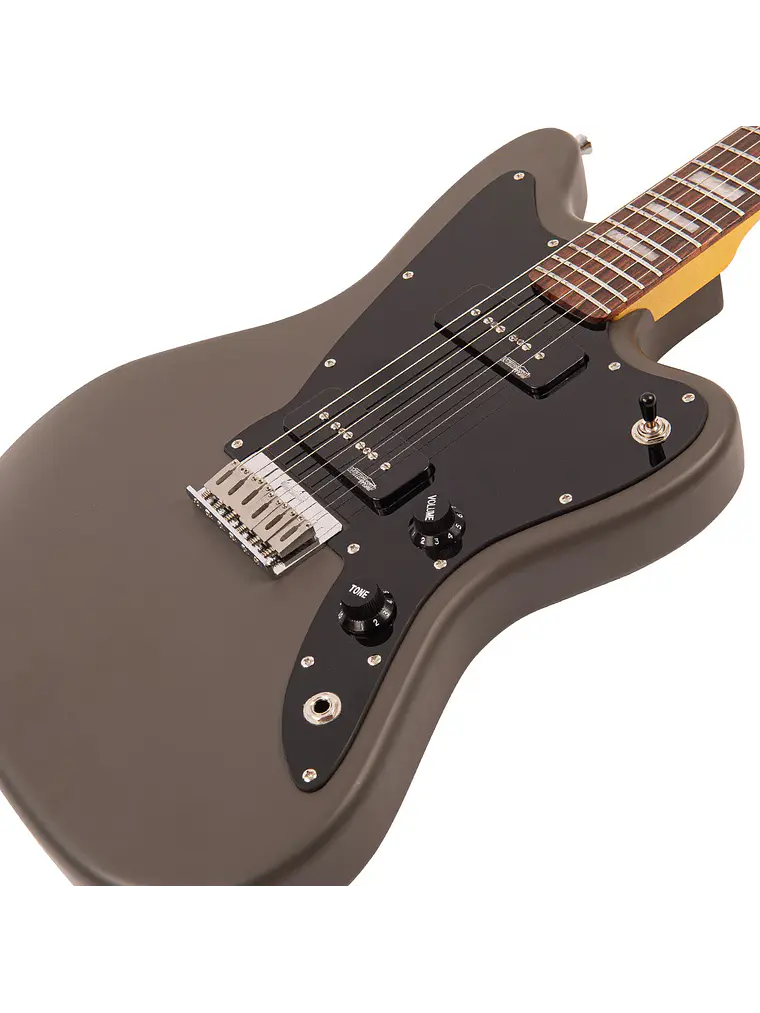 Guitarra eléctrica Hard Tail vintage V65H ~ Gris satinado 6